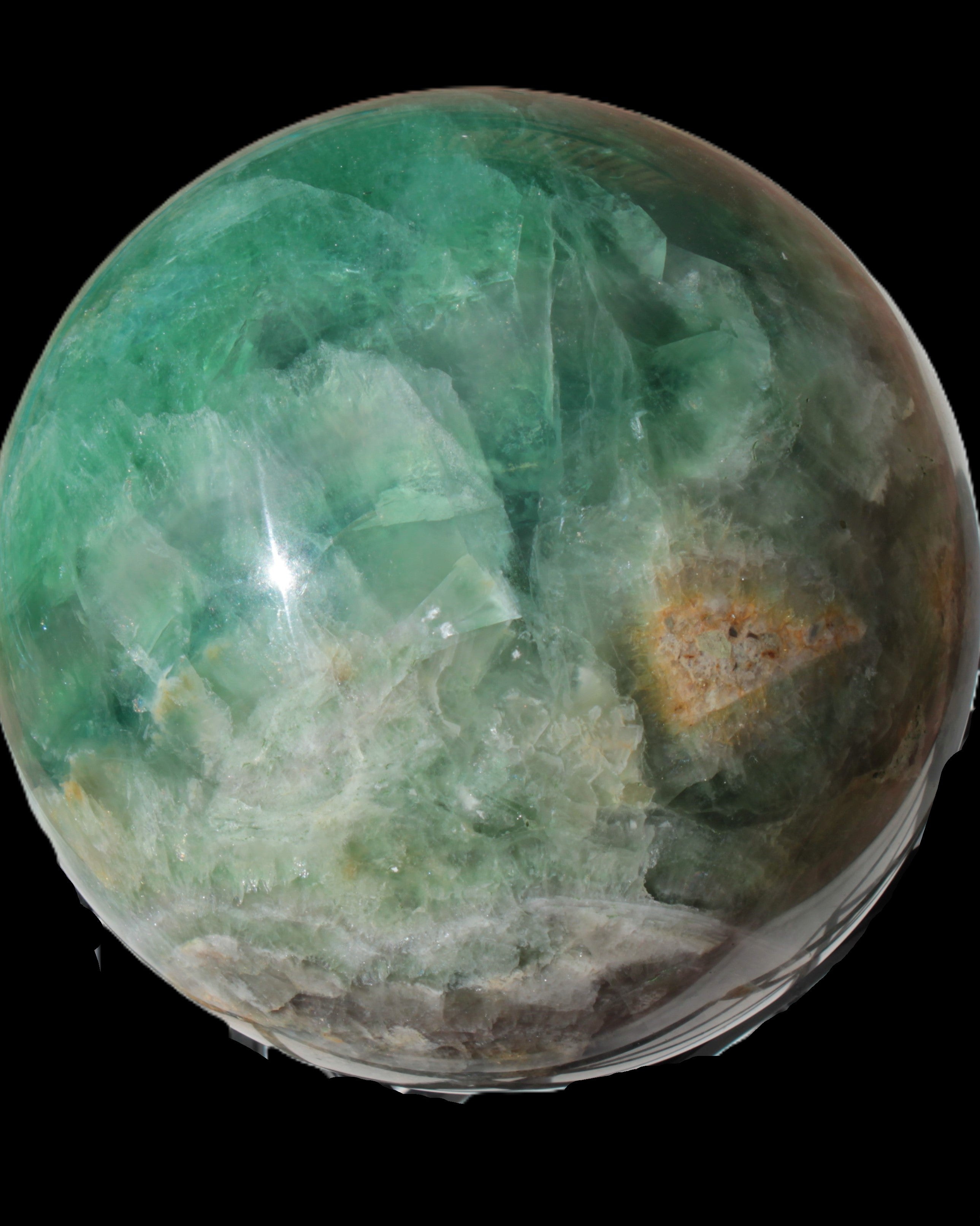 Fluorite sphere huge 14,361g Rocks and Things