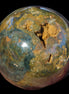 Ocean Jasper hole sphere 68mm 431g - Rocks and Things Store