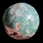 Green Ocean Jasper sphere 456g 70mm - Rocks and Things Store