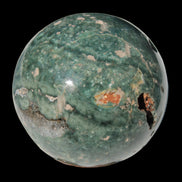 Green Ocean Jasper sphere 456g 70mm - Rocks and Things Store