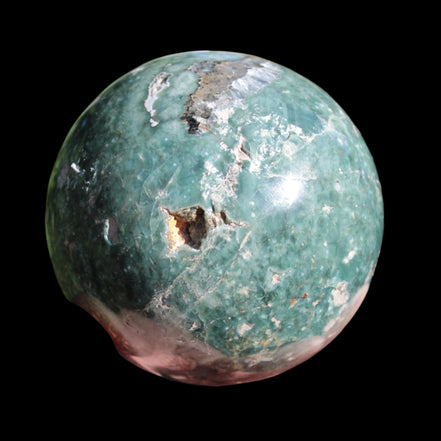 Green Ocean Jasper sphere 456g 70mm Rocks and Things