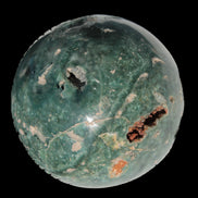 Green Ocean Jasper sphere 456g 70mm - Rocks and Things Store