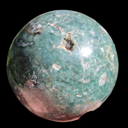 Green Ocean Jasper sphere 456g 70mm - Rocks and Things Store