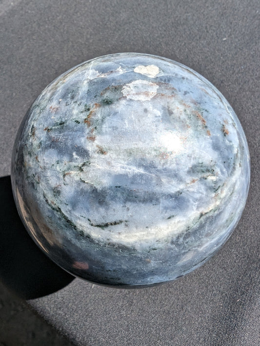 Sodalite sphere 473g Rocks and Things