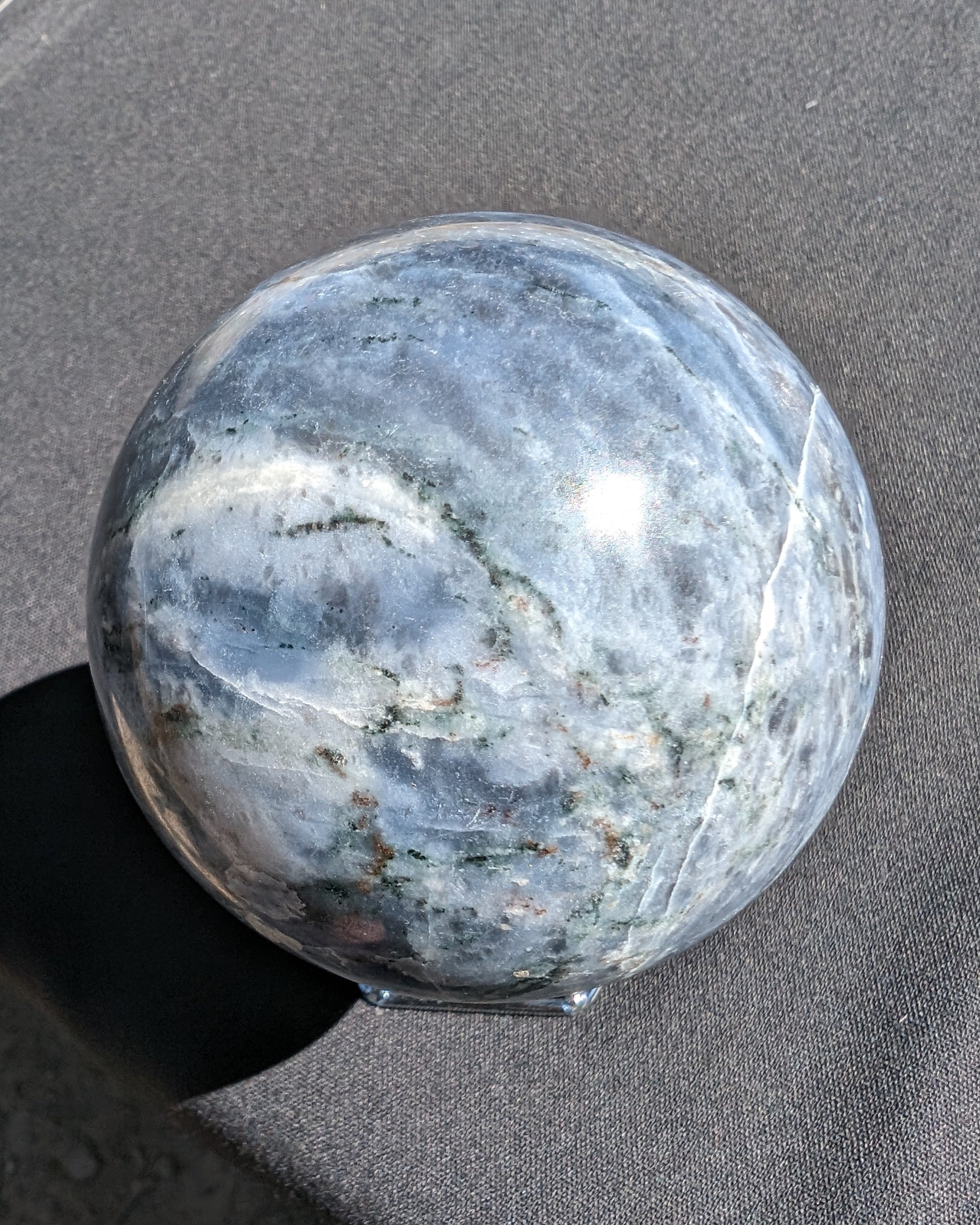 Sodalite sphere 473g Rocks and Things