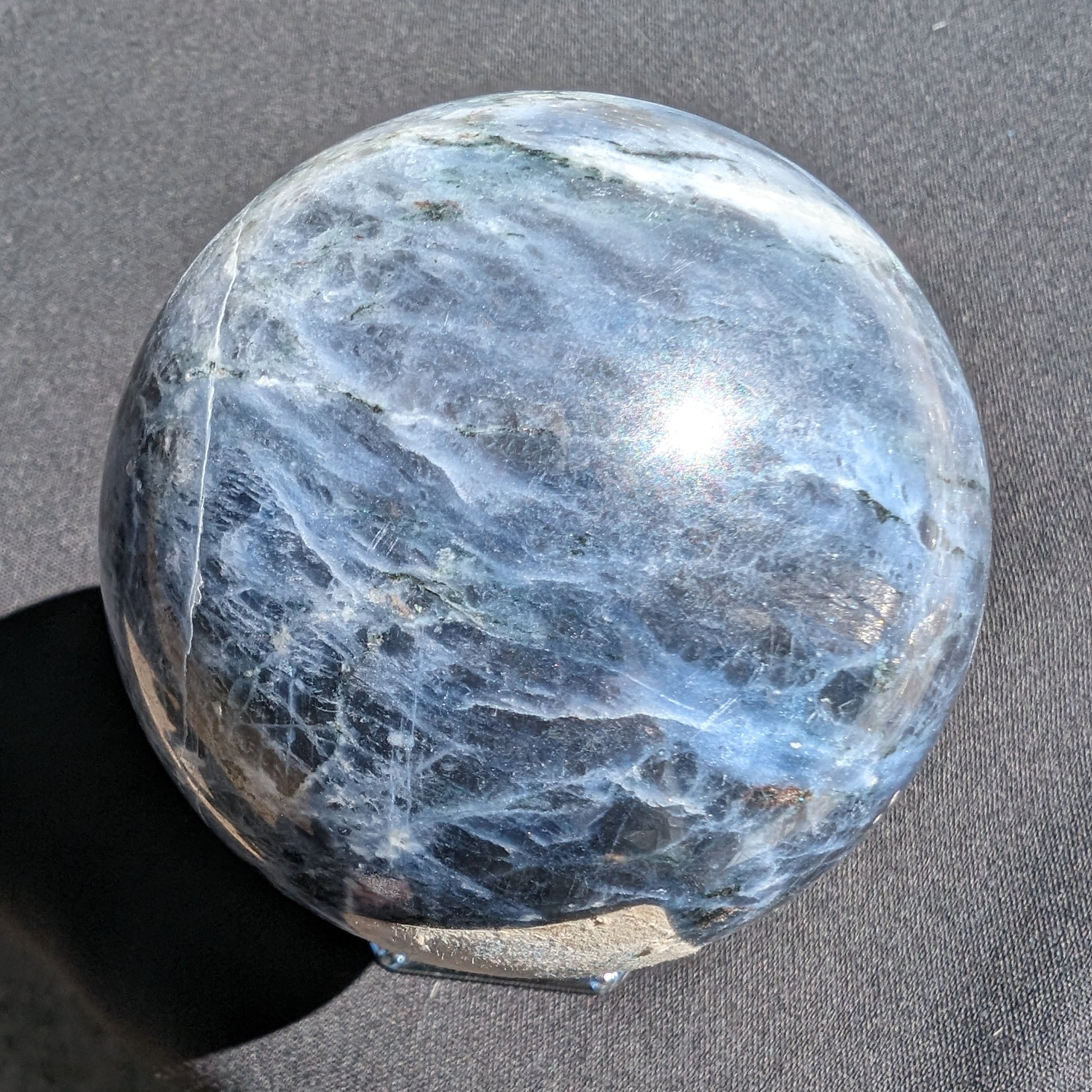 Sodalite sphere 473g Rocks and Things