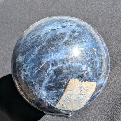 Sodalite sphere 473g Rocks and Things