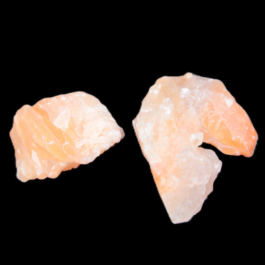 Orange Calcite 3 crystals 8/10g Rocks and Things