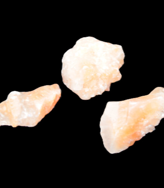 Orange Calcite 3 crystals 8/10g Rocks and Things