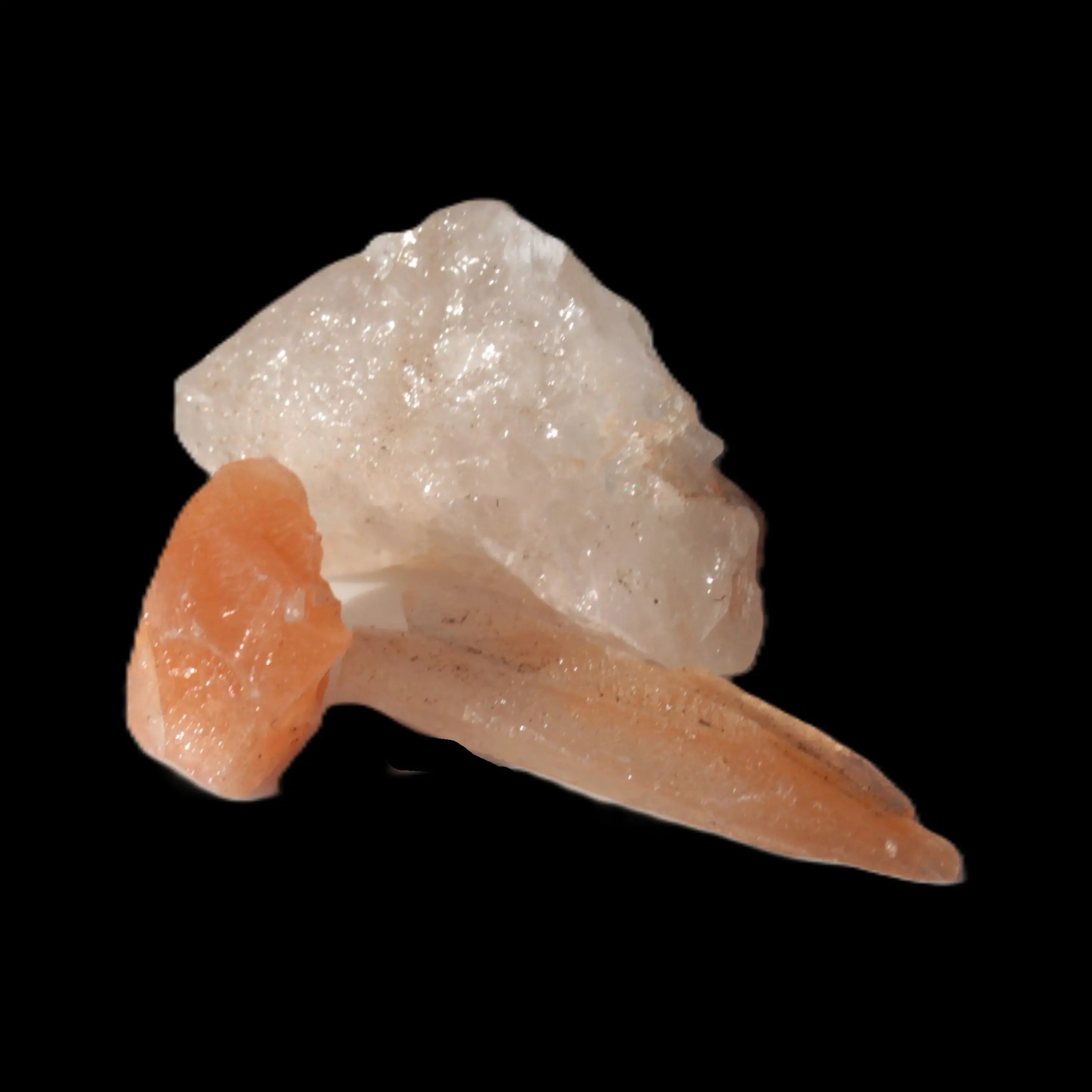 Orange Calcite 3 crystals 8/10g Rocks and Things