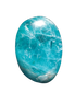 Awesome Neon Blue Apatite tumbled stone 26mm 7.7g