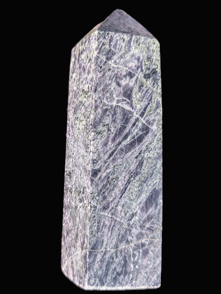 Charoite obelisk 835g Rocks and Things