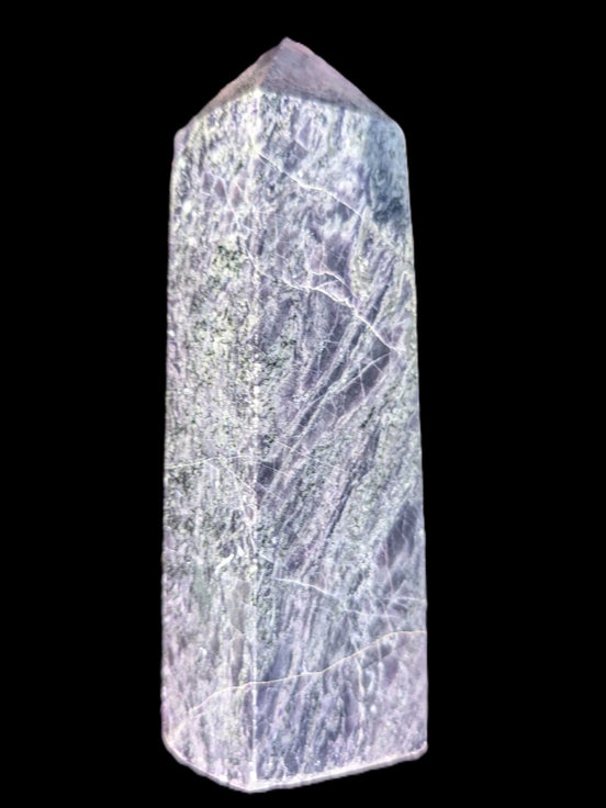 Charoite obelisk 835g Rocks and Things