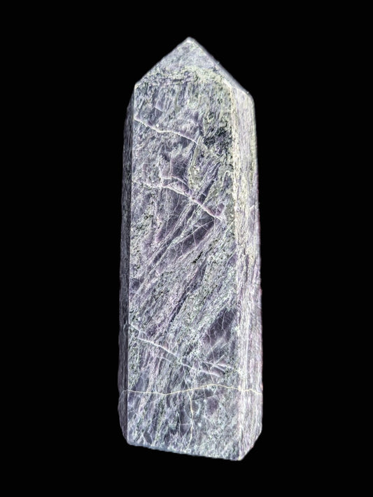 Charoite obelisk 835g Rocks and Things