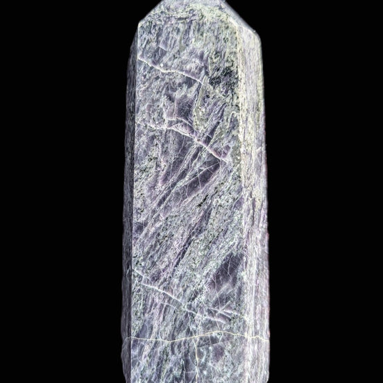 Charoite obelisk 835g Rocks and Things