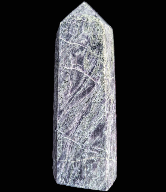 Charoite obelisk 835g Rocks and Things