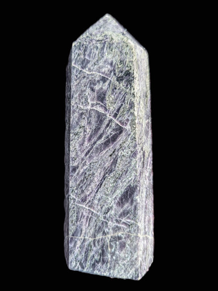 Charoite obelisk 835g Rocks and Things