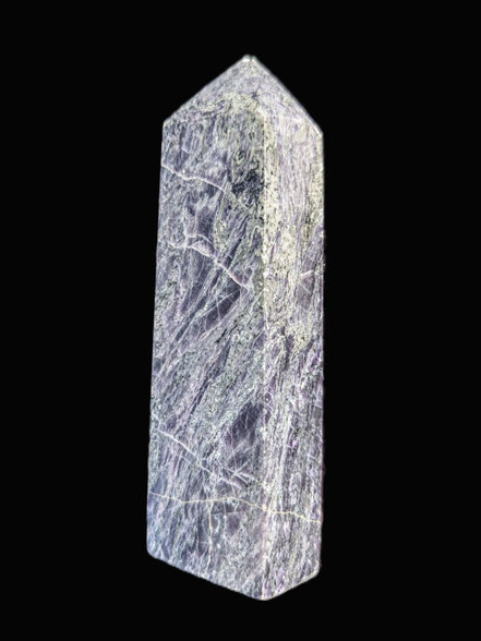 Charoite obelisk 835g Rocks and Things