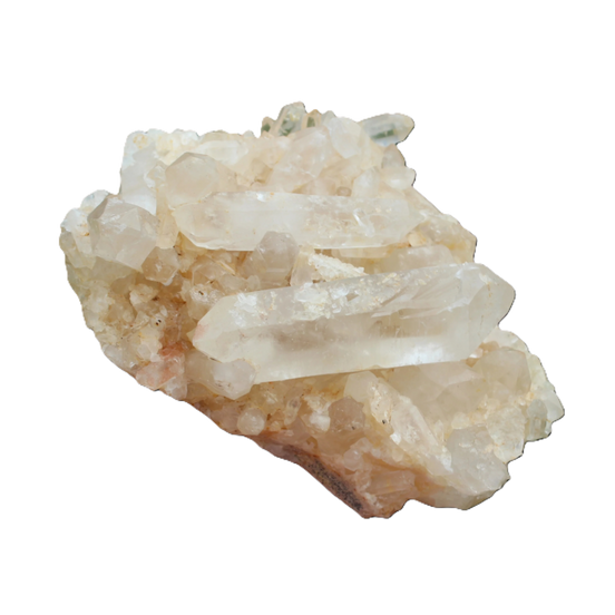 Clear Quartz cluster from Madagascar 784g in sunlight - Rocks and Things Store