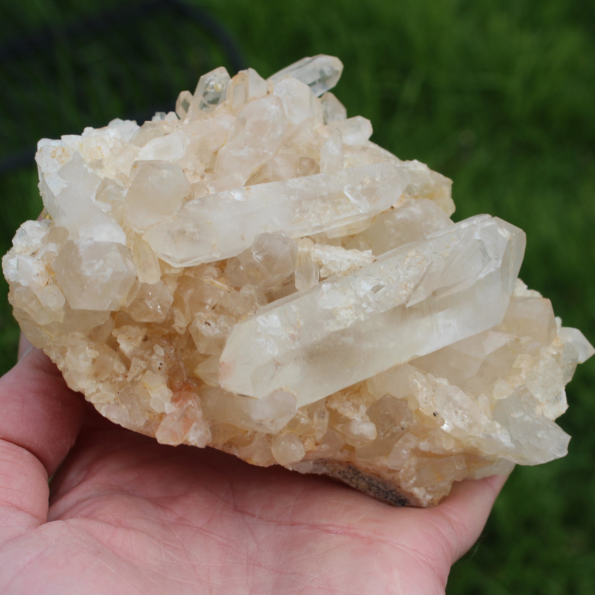 Clear Quartz cluster from  Madagascar 784g SALE Rocks and Things