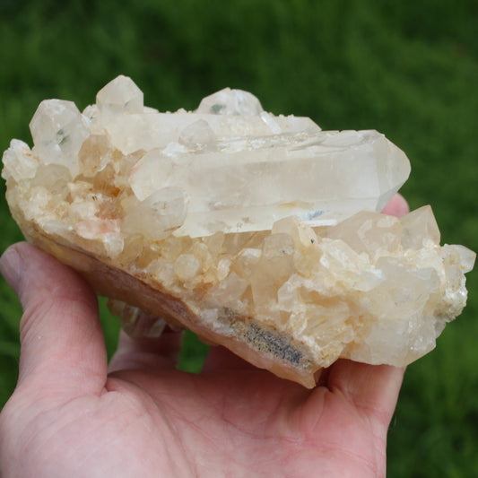 Clear Quartz cluster from  Madagascar 784g SALE Rocks and Things