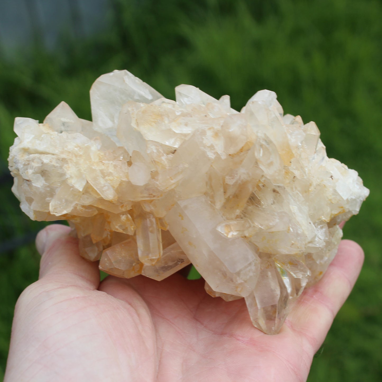 Clear Quartz cluster from  Madagascar 784g SALE Rocks and Things