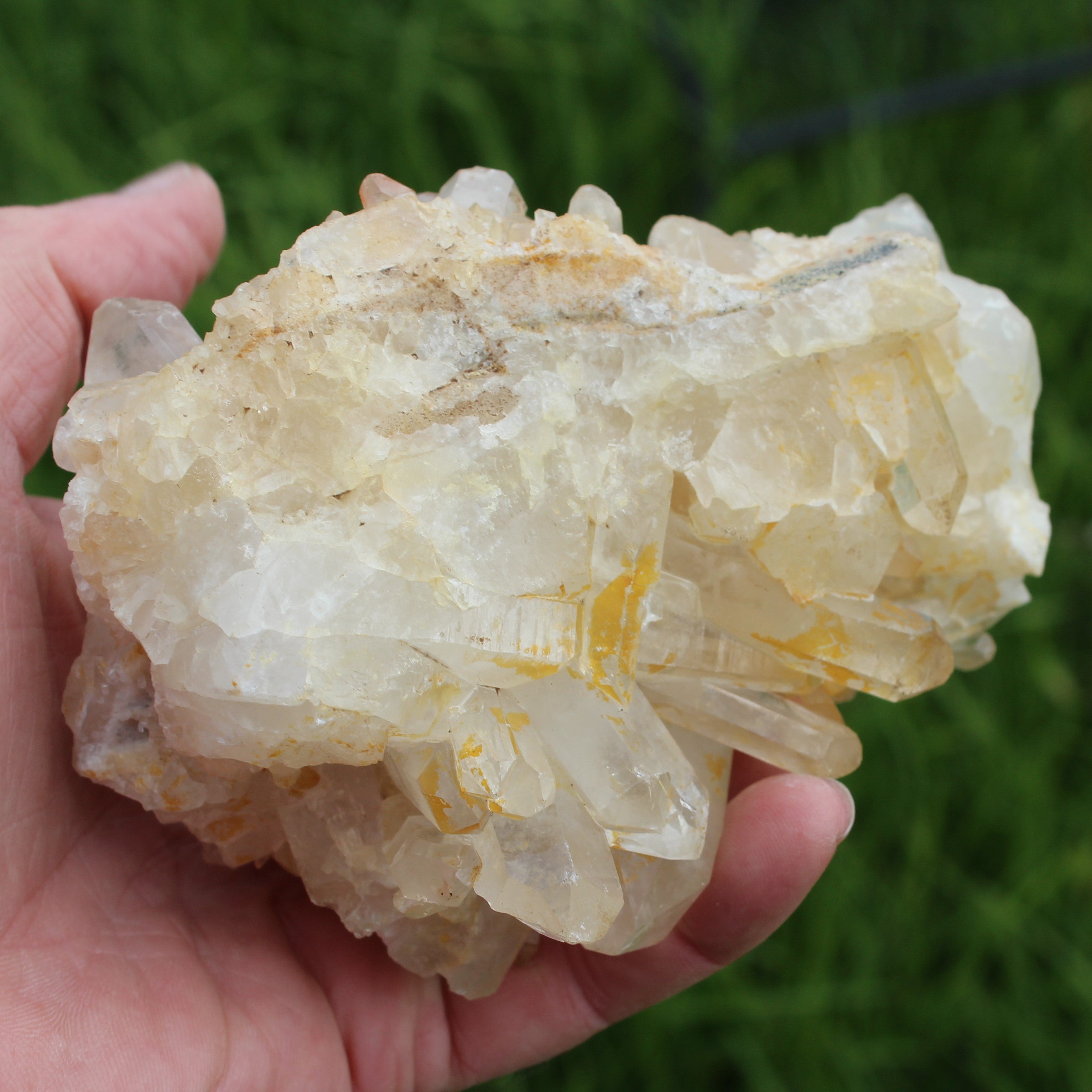 Clear Quartz cluster from  Madagascar 784g SALE Rocks and Things