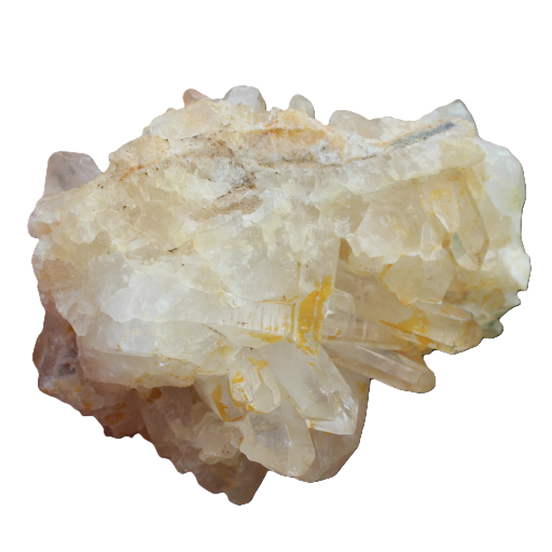Clear Quartz cluster from Madagascar 784g in sunlight - Rocks and Things Store