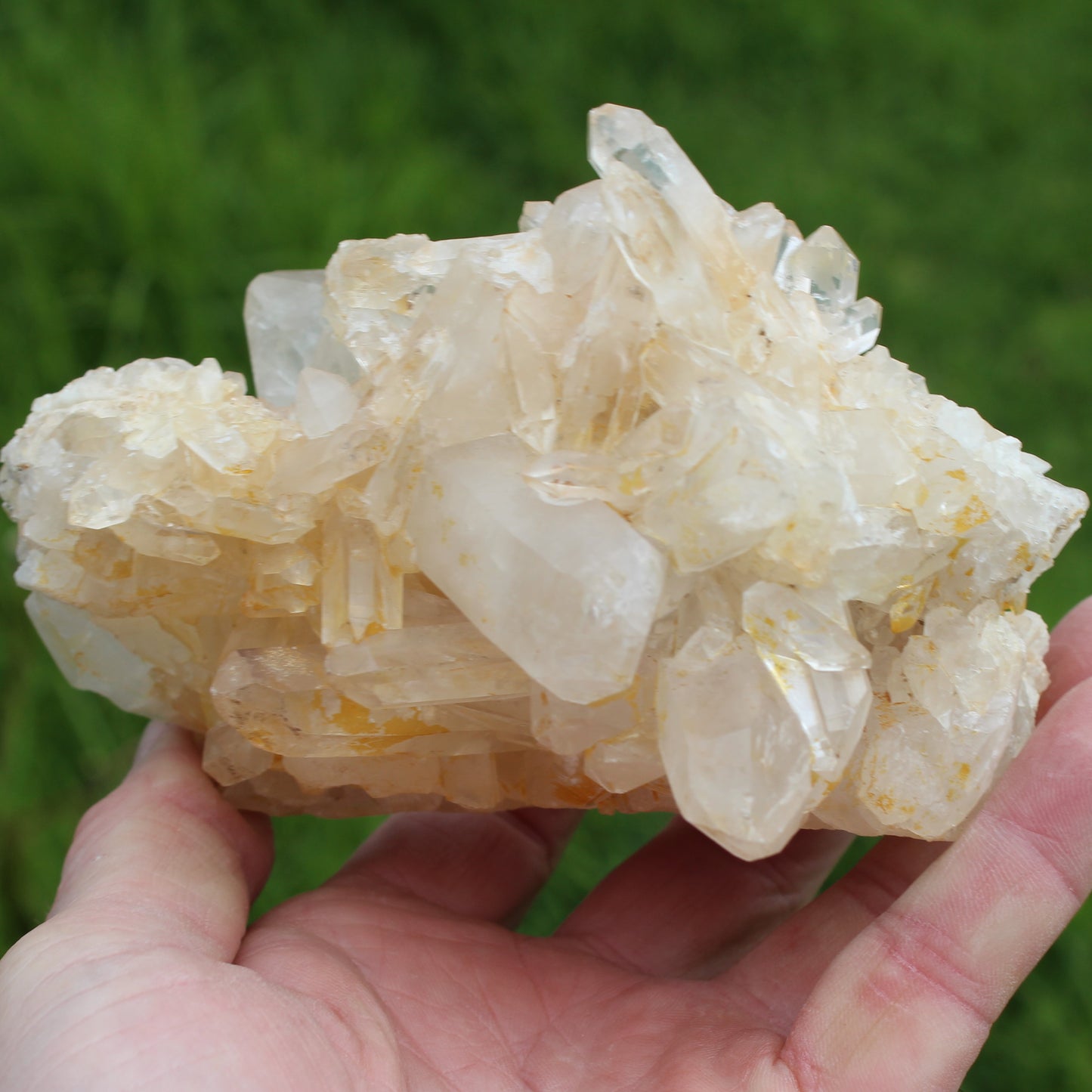 Clear Quartz cluster from  Madagascar 784g SALE Rocks and Things