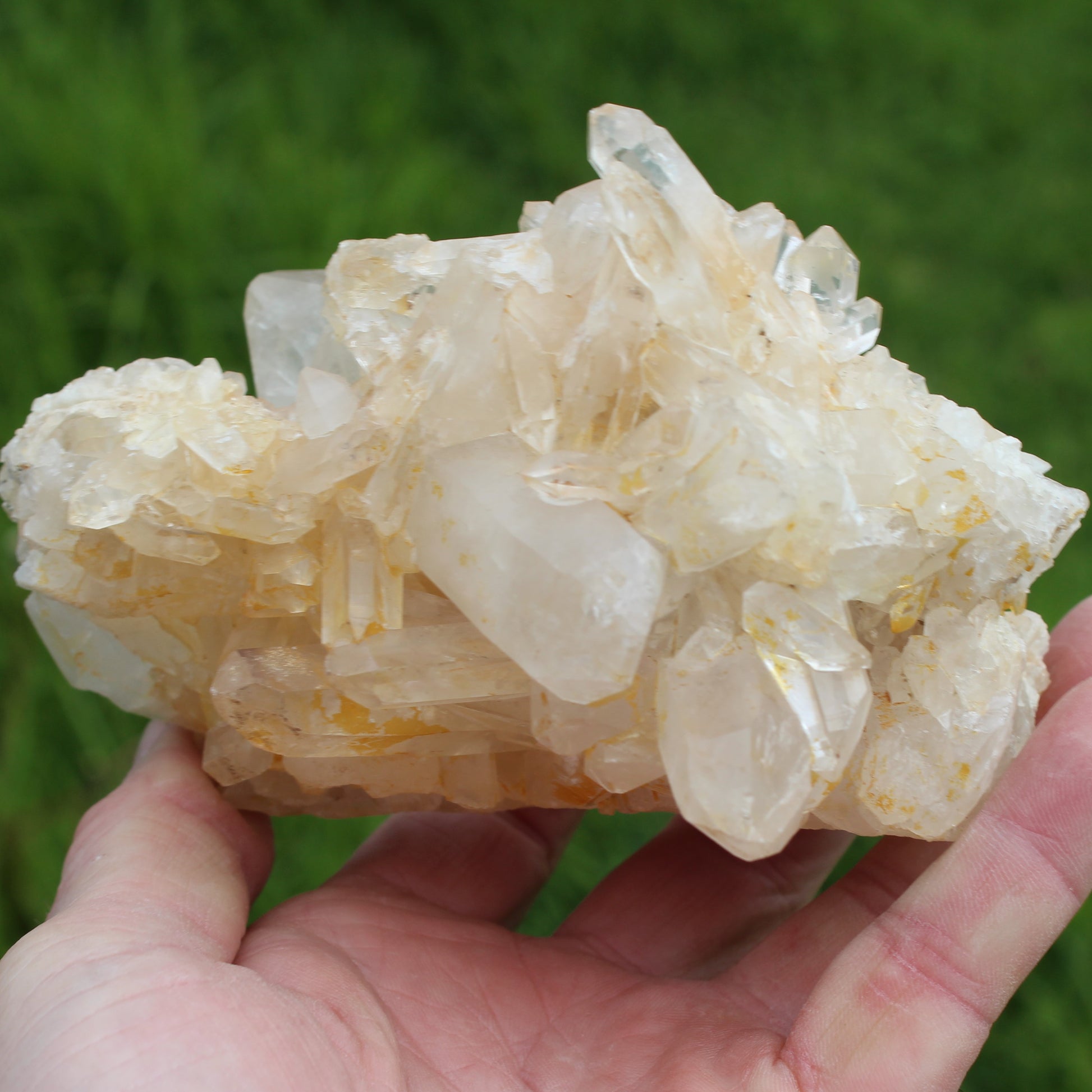 Clear Quartz cluster from  Madagascar 784g SALE Rocks and Things