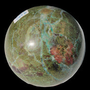 Phoenix stone sphere 2430g in sunshine - Rocks and Things Store