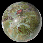Phoenix stone sphere 2430g in sunshine - Rocks and Things Store
