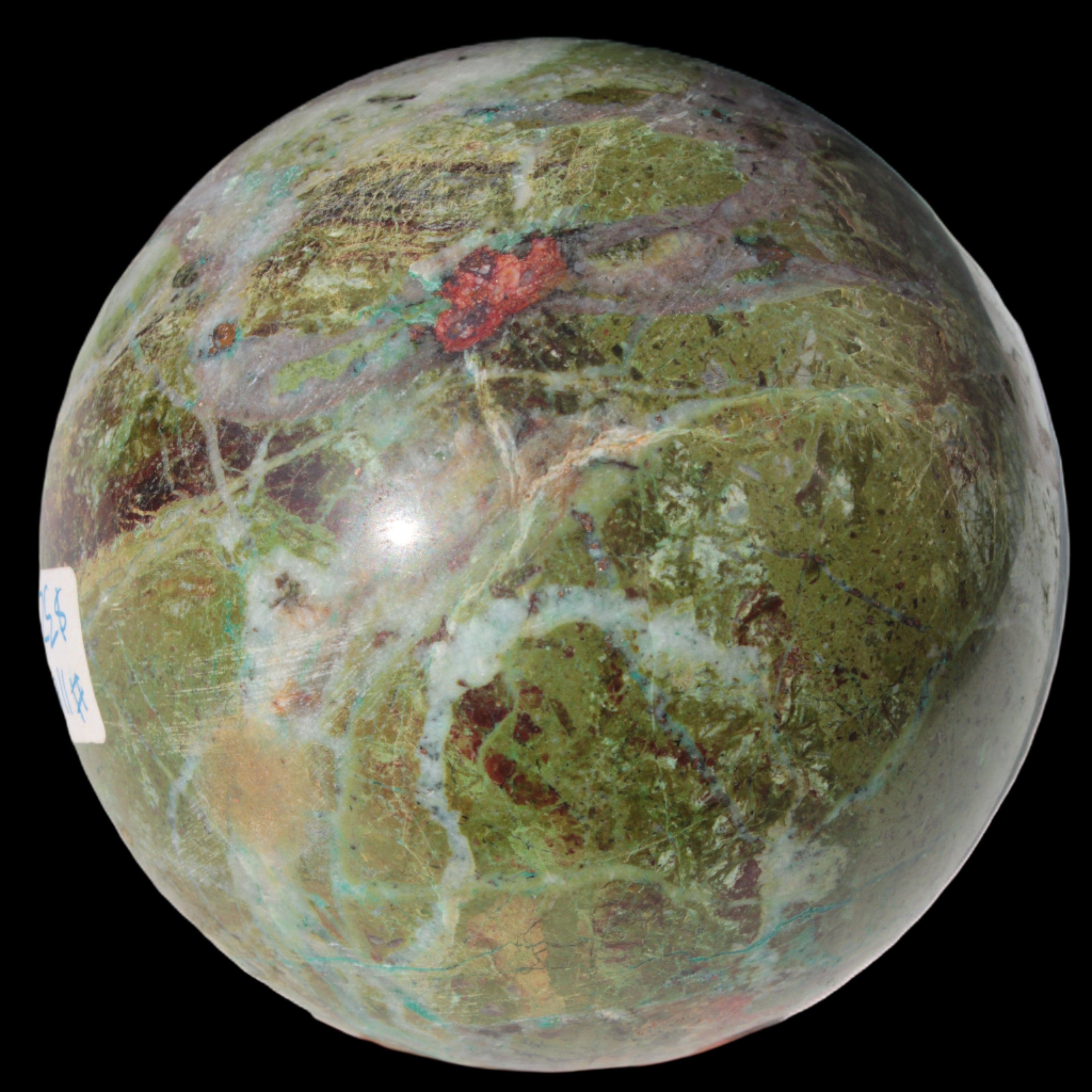 Phoenix stone sphere 2430g in sunshine - Rocks and Things Store