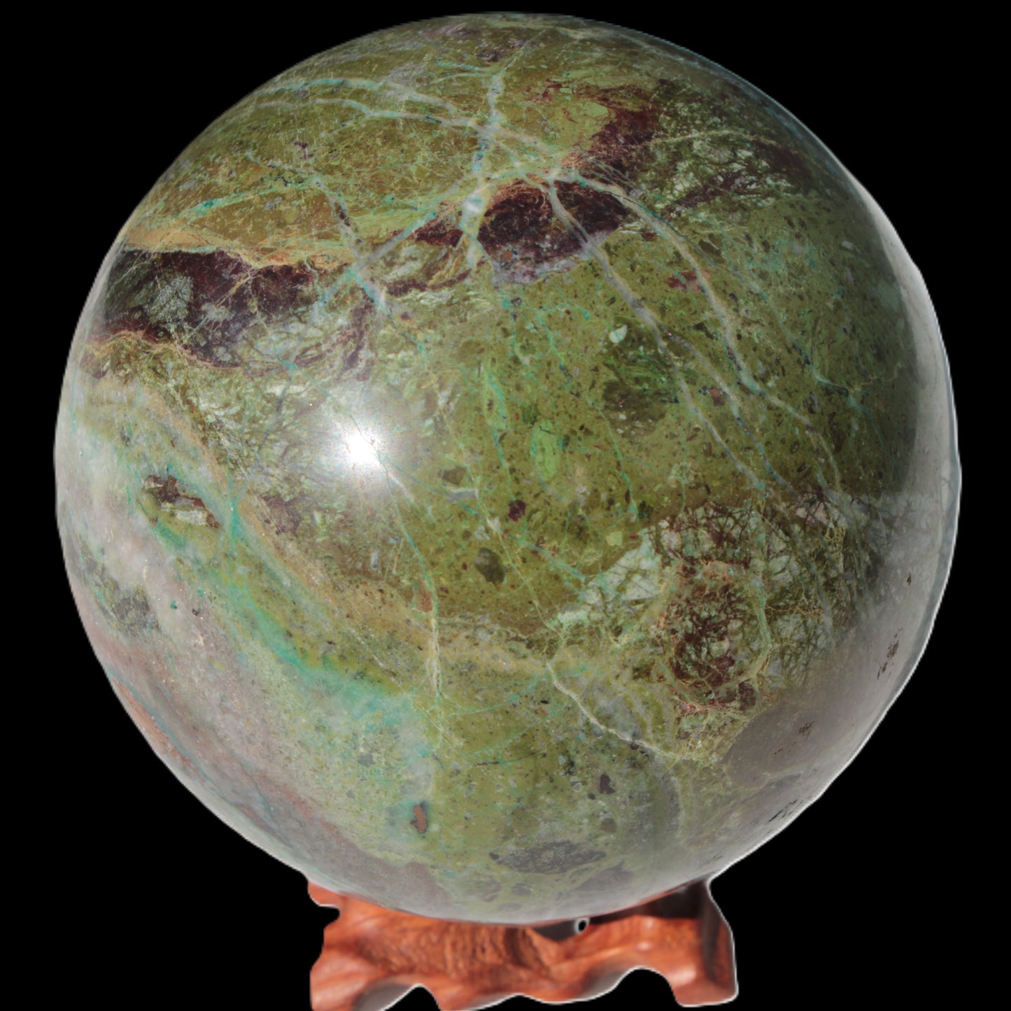 Phoenix stone sphere 2430g Rocks and Things