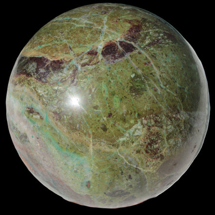 Phoenix stone sphere 2430g Rocks and ThingsPhoenix stone sphere 2430g in sunshine - Rocks and Things Store