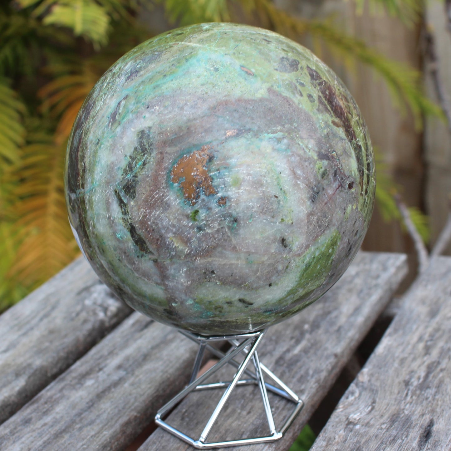 Phoenix stone sphere 2430g