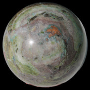 Phoenix stone sphere 2430g in sunshine - Rocks and Things Store