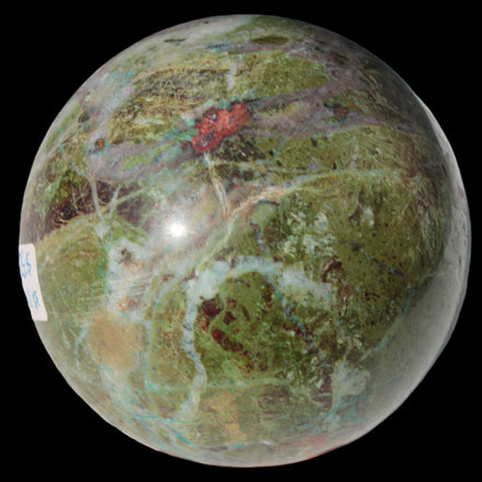 Phoenix stone sphere 2430g in sunshine - Rocks and Things Store