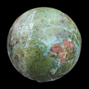 Phoenix stone sphere 2430g in sunshine - Rocks and Things Store
