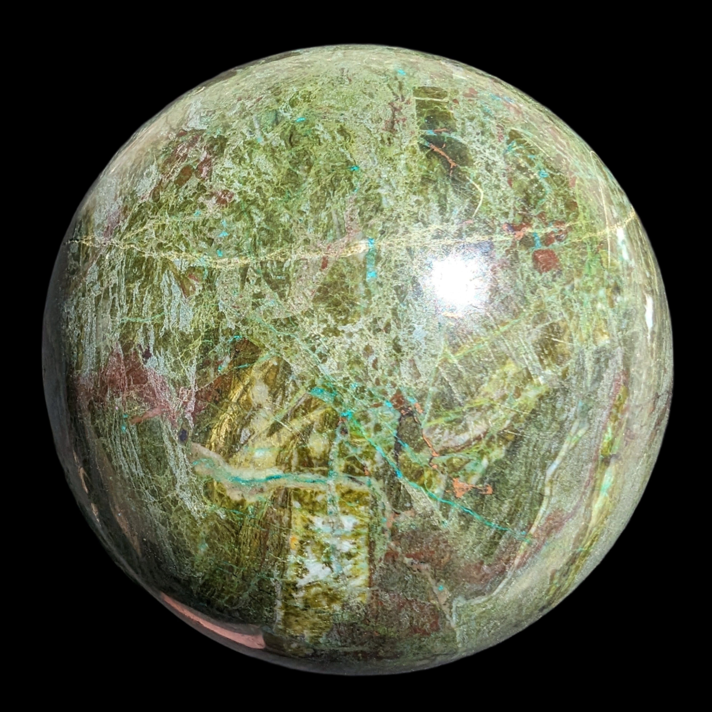 Phoenix Stone sphere 1500g - Rocks and Things Store