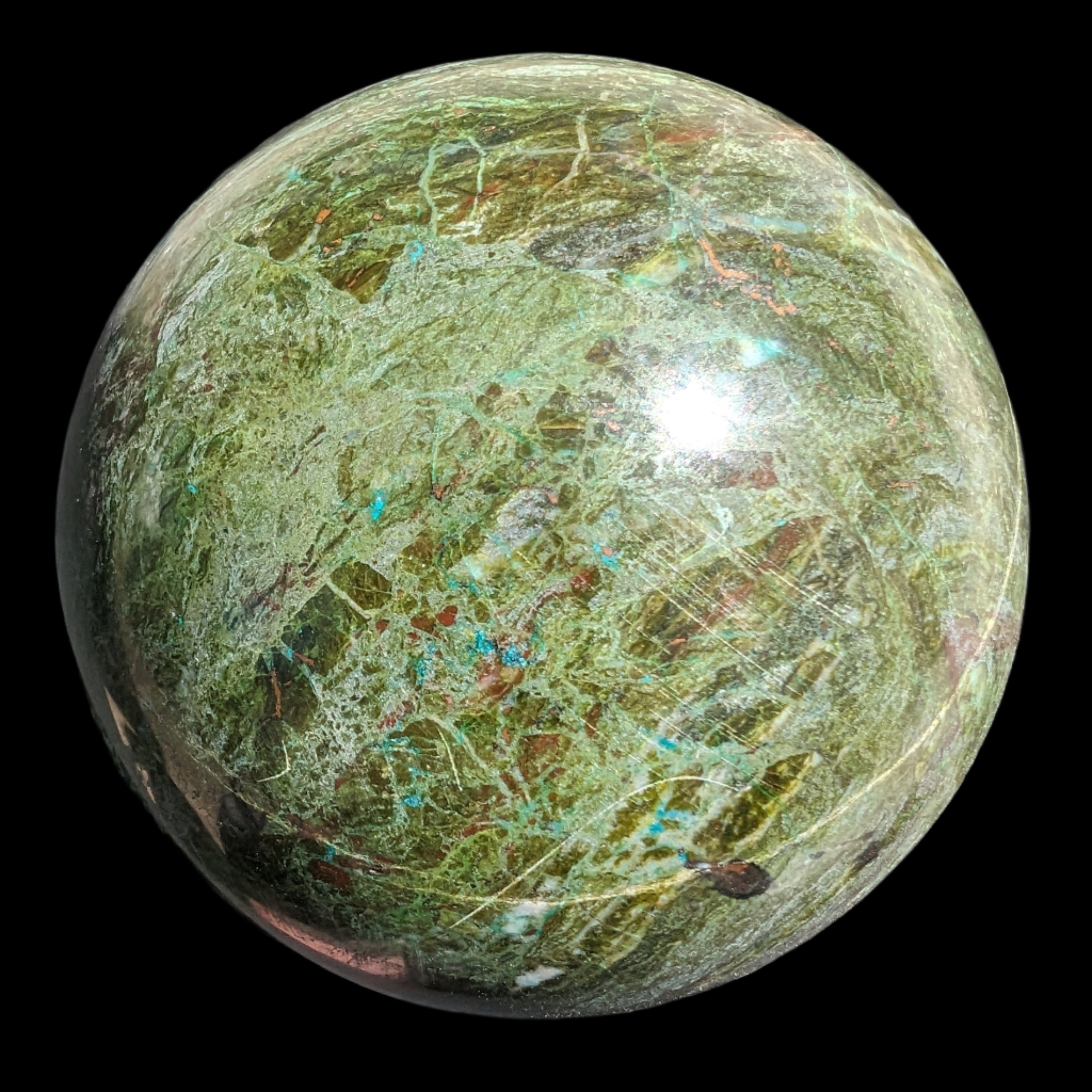Phoenix Stone sphere 1500g - Rocks and Things Store