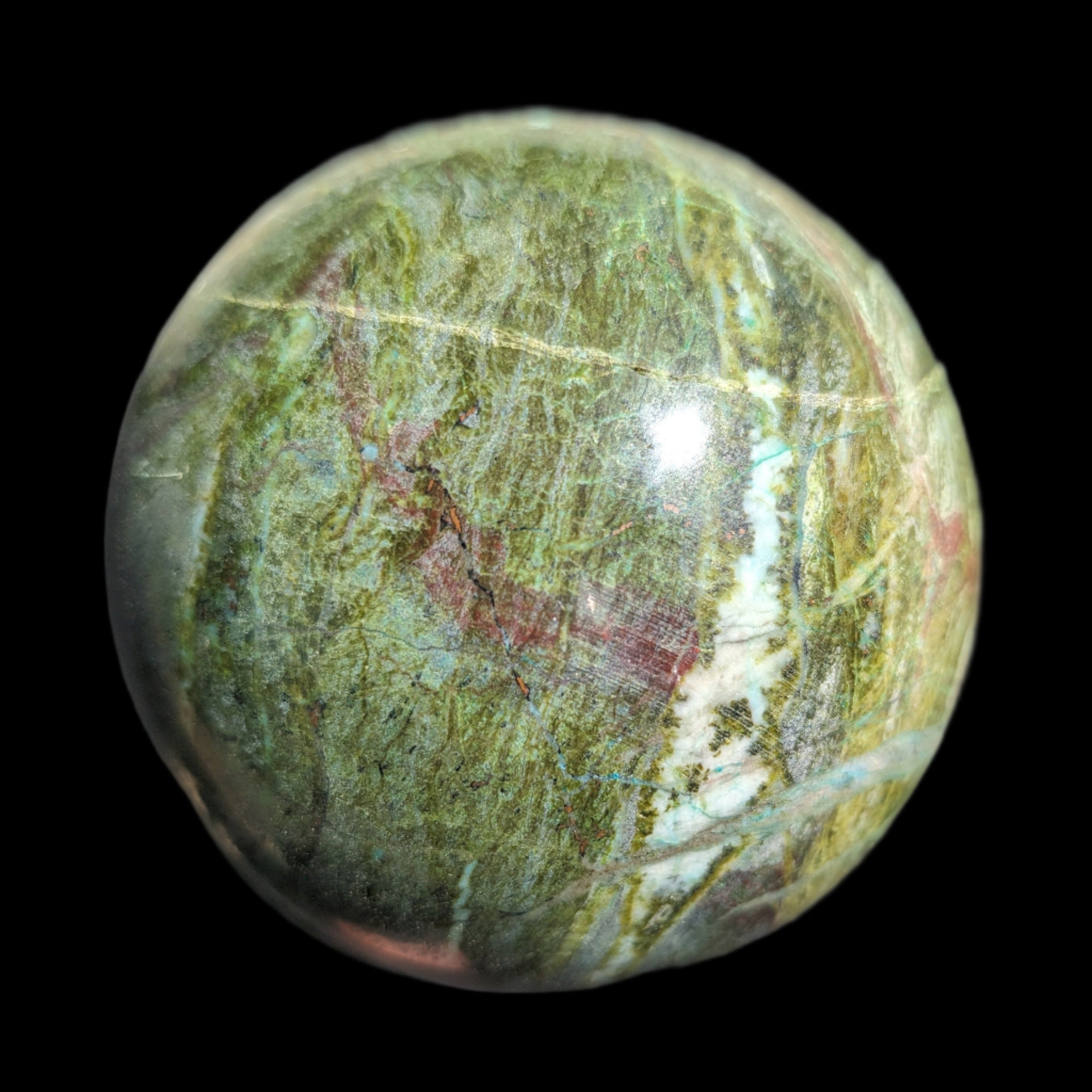 Phoenix Stone sphere 1500g - Rocks and Things Store