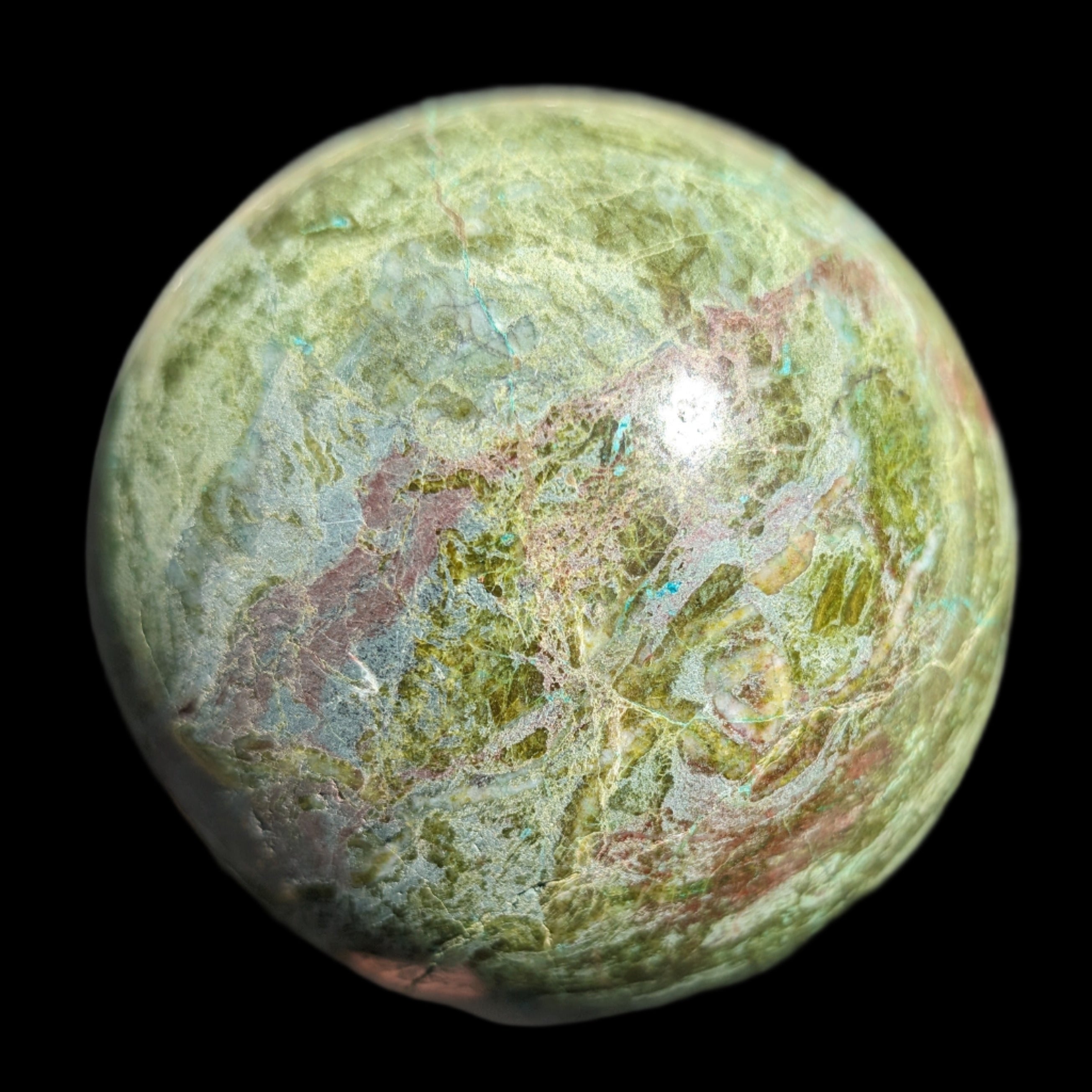 Phoenix Stone sphere 1500g - Rocks and Things Store