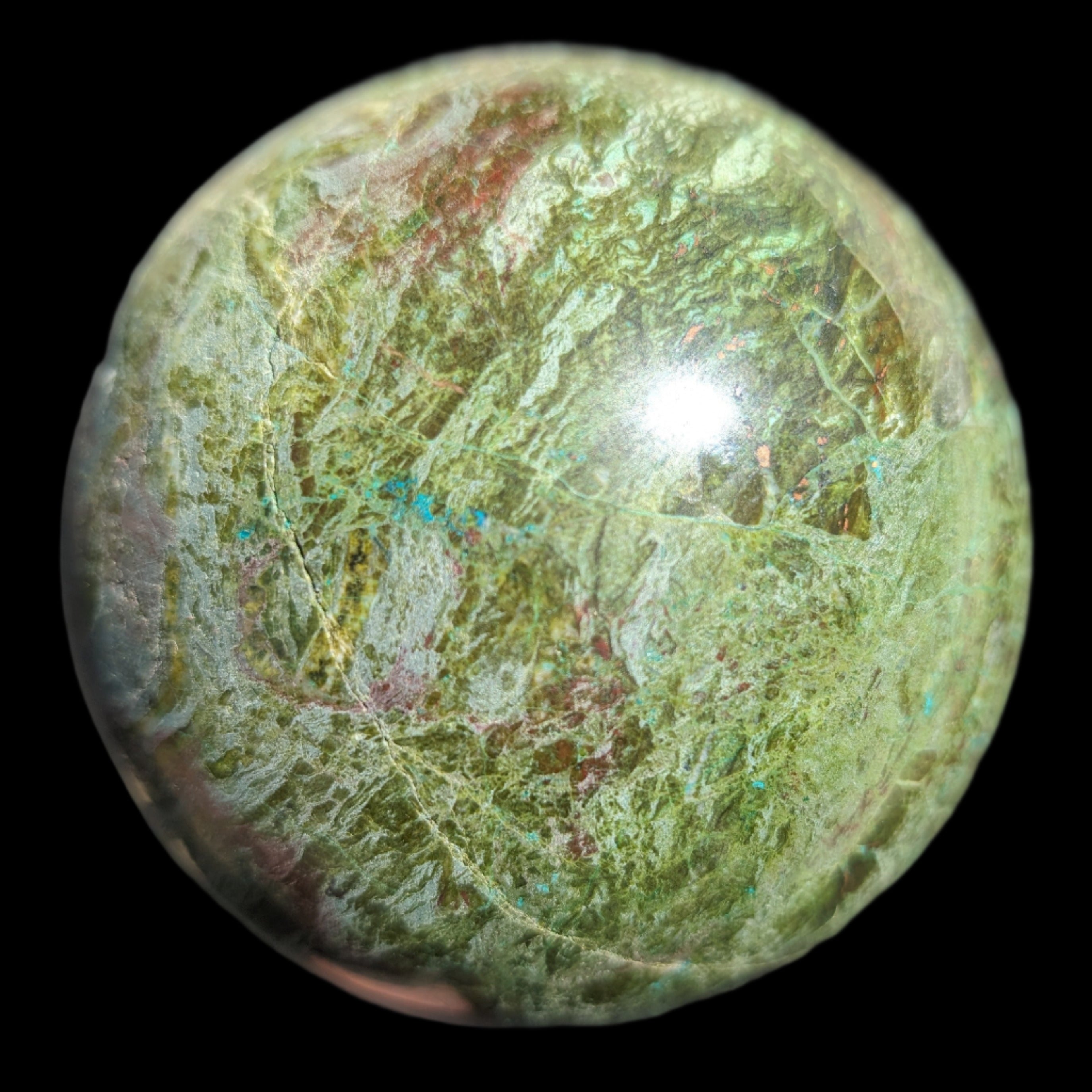 Phoenix Stone sphere 1500g - Rocks and Things Store