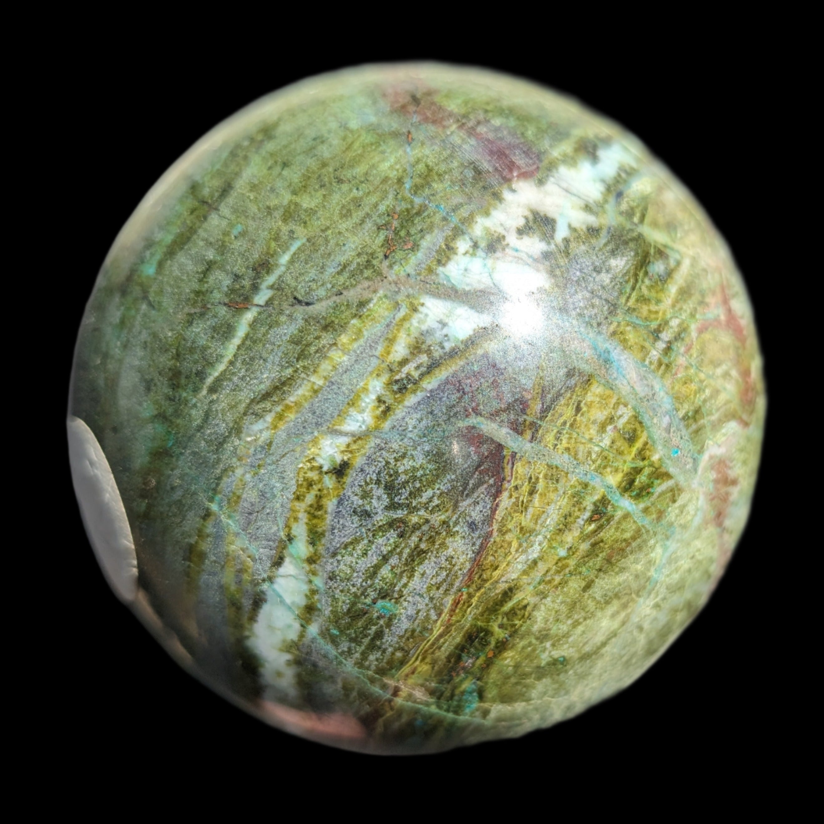 Phoenix Stone sphere 1500g - Rocks and Things Store