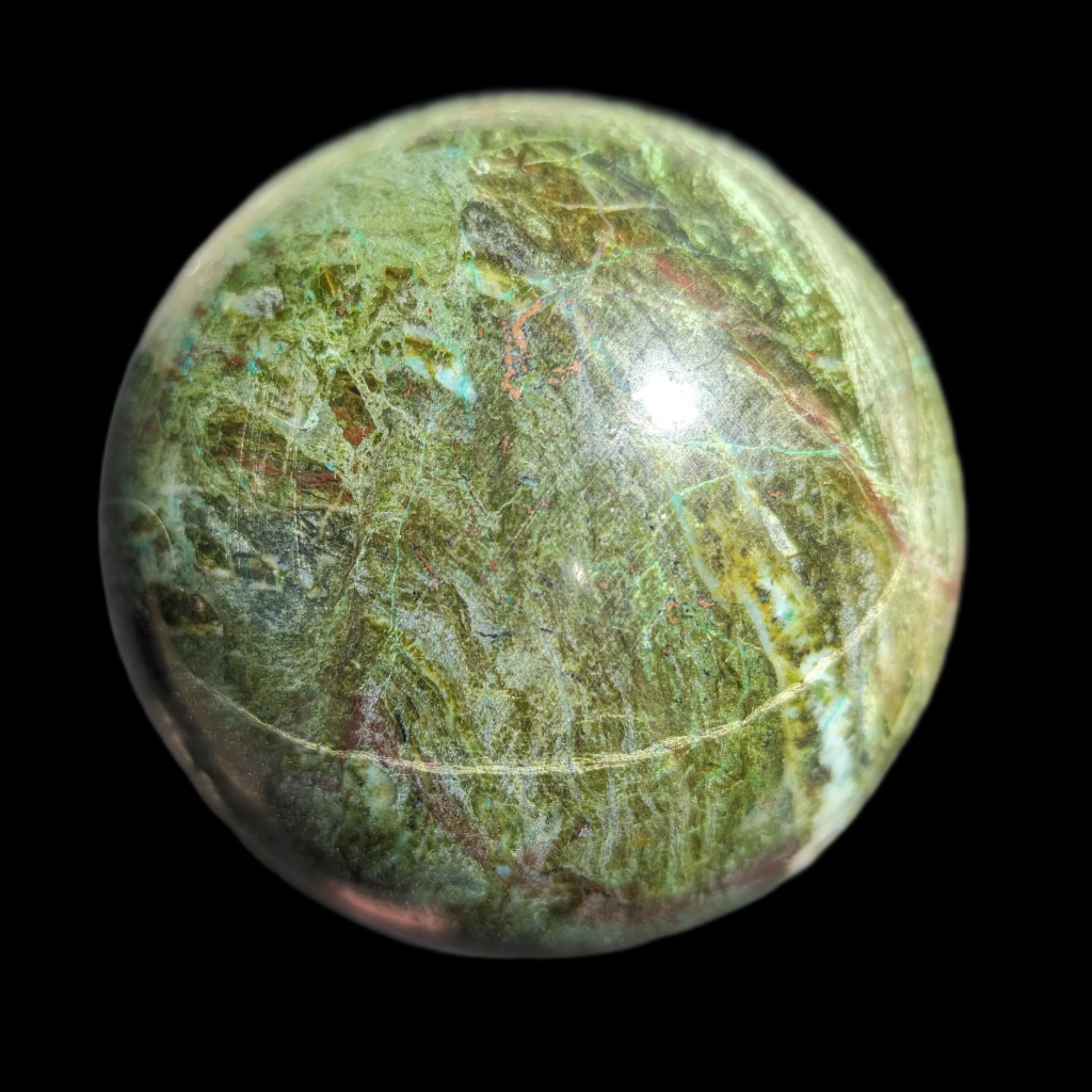 Phoenix Stone sphere 1500g - Rocks and Things Store