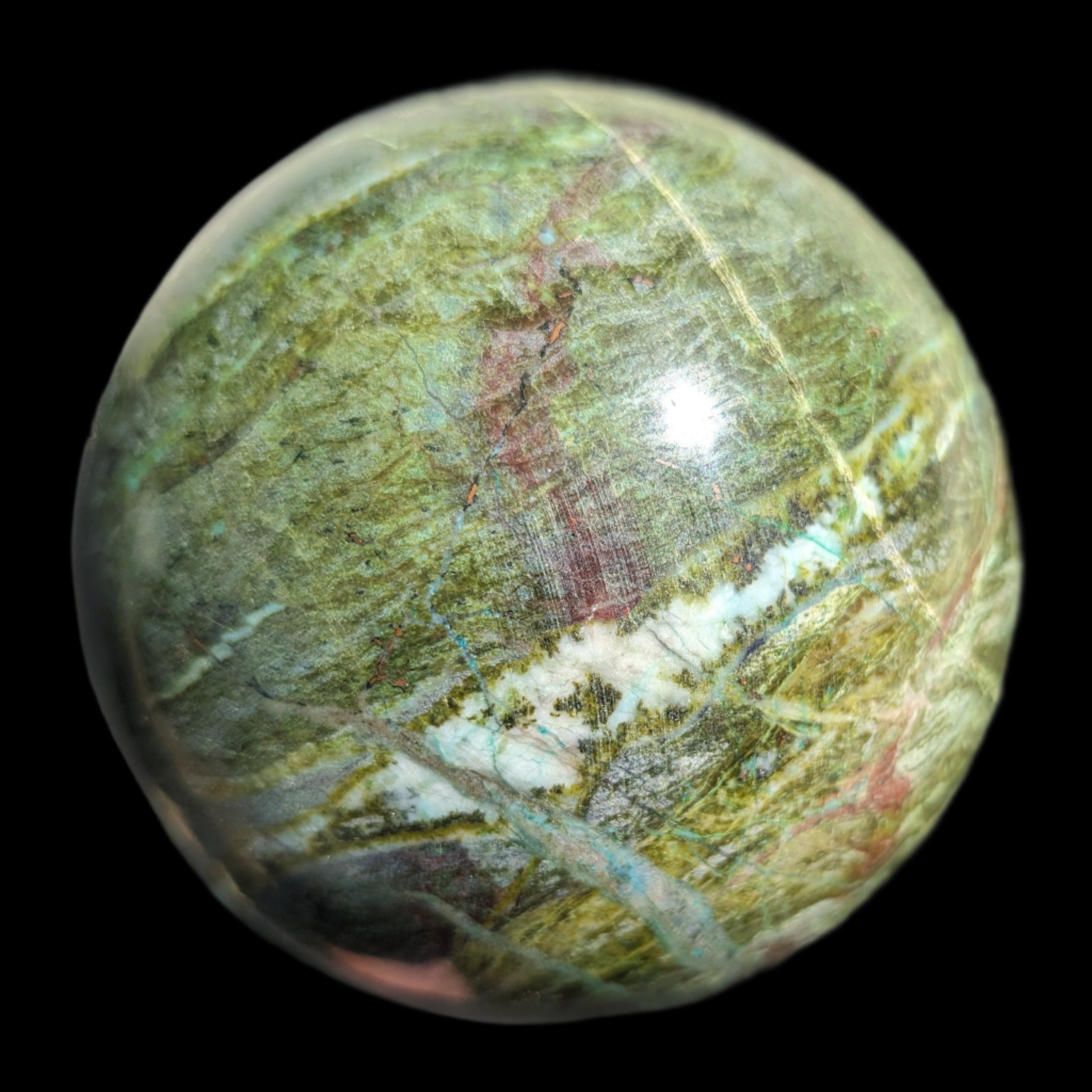 Phoenix Stone sphere 1500g - Rocks and Things Store