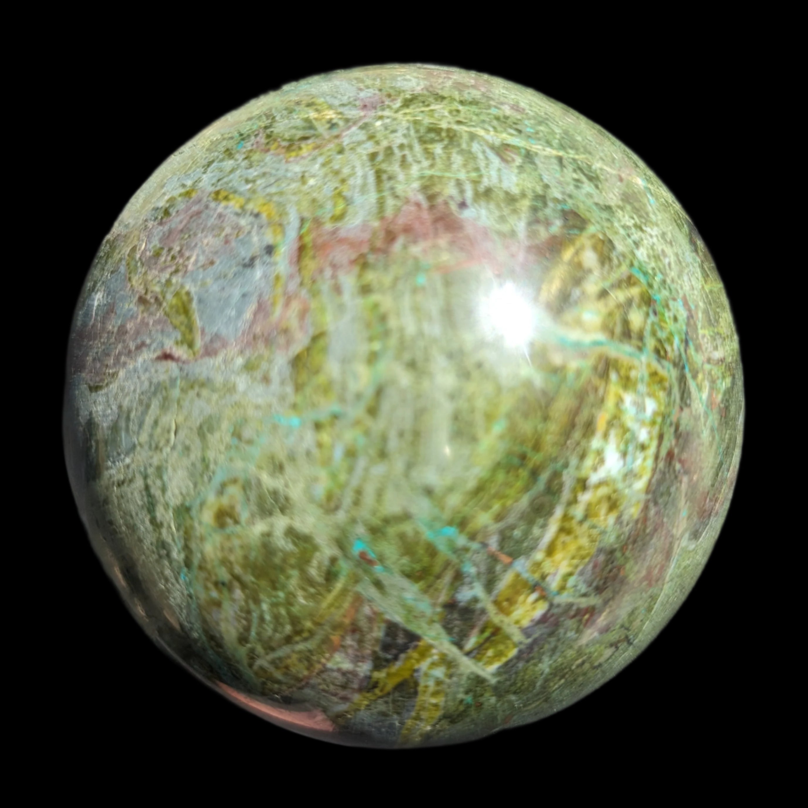 Phoenix Stone sphere 1500g - Rocks and Things Store