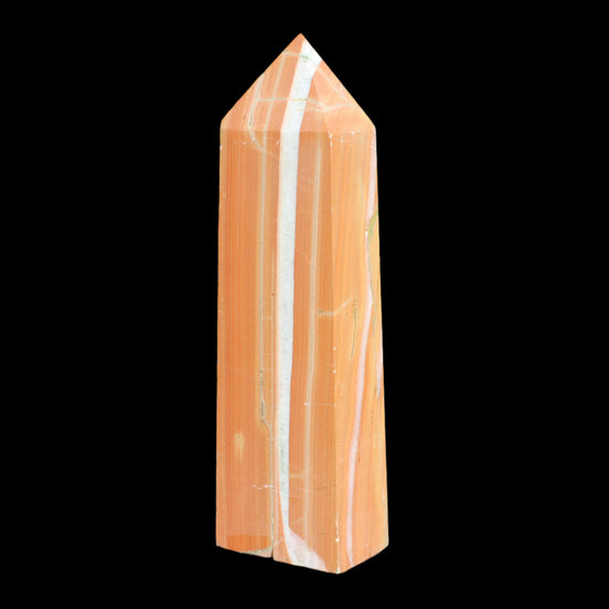Red Jasper wood grain obelisk 4445g in sunlight - Rocks and Things Store