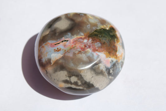 Ocean Jasper palmstone 117g Rocks and Things